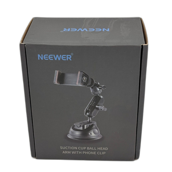 Neewer Suction Cup Ball Head Arm with Phone Clip-NIB - Picture 1 of 11